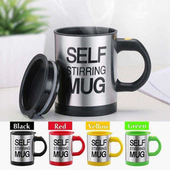 400ml Automatic Electric Lazy Self Stirring Juice Coffee Milk Smart Stainless Steel Mug - Awakening Aesthetics