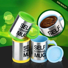 400ml Automatic Self Stirring Mug Stainless Steel Thermal Double Insulated Smart Cup - Awakening Aesthetics
