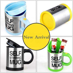 400ml Automatic Self Stirring Mug Stainless Steel Thermal Double Insulated Smart Cup - Awakening Aesthetics