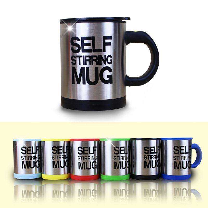 400ml Automatic Self Stirring Mug Stainless Steel Thermal Double Insulated Smart Cup - Awakening Aesthetics
