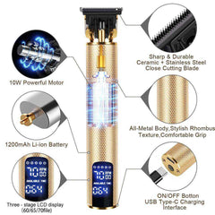 Electric Style Hair Clipper Waterproof Cordless Professional Razor