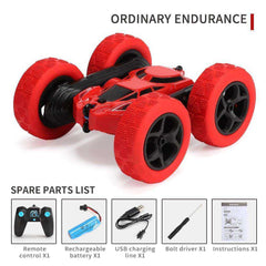 4WD 2.4G Radio Remote Control Double Side Stunt 360° Reversal Cars - Awakening Aesthetics