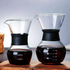 600ml Glass Coffee Kettle with Stainless Steel Filter - Awakening Aesthetics