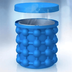 Portable Space Saving Ice Cube Maker Tray Cylinder