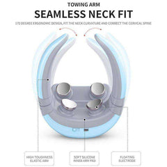 Smart 4D Magnetic Pulse Heated Electric Shoulder Neck Massager