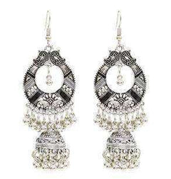 Egypt Vintage Silver Alloy Earrings for Women