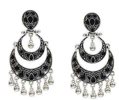 Egypt Vintage Silver Alloy Earrings for Women
