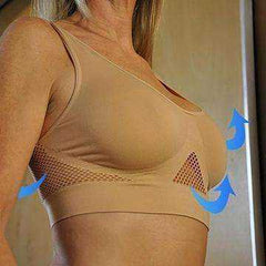 Breathable Hollow Out Padded Sports Bra Top