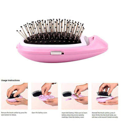 New Women Portable Electric Ionic Hairbrush