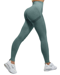 Slim High Waist Bubble Butt Push Up Seamless Fitness Women Leggings