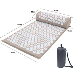Relieves Stress Acupressure Massager Cushion Yoga Mat