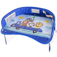 Portable Tray Plates Waterproof Dining Drink Car Table For Kids