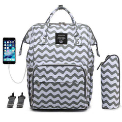 USB Maternity Wet Bag Waterproof Large Capacity Backpack