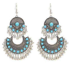 Egypt Vintage Silver Alloy Earrings for Women
