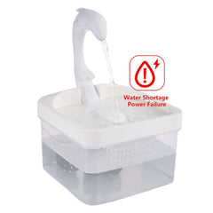 New 2L Swan Neck Pet Cat Dog Automatic Drinker Water Fountain
