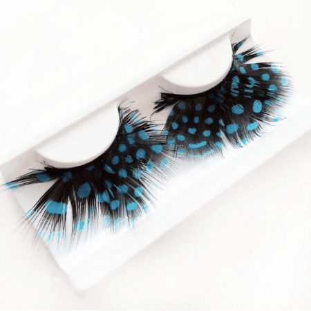 1 Pair Cosplay Feather False Eyelashes