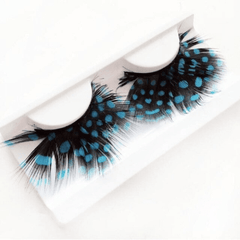 1 Pair Cosplay Feather False Eyelashes