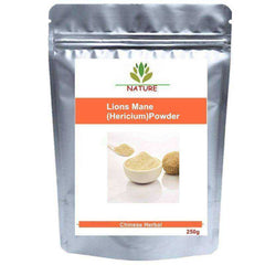 Organic Lions Mane Mushroom Powder - Hericium Erinaceus Brain & Memory Tonic