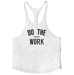 Men Anime Bodybuilding Cotton Stringer Tank Tops