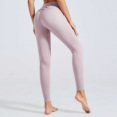 High Quality Aesthetic Yoga Pants Soft Nylon Athletic Fitness Leggings For Women