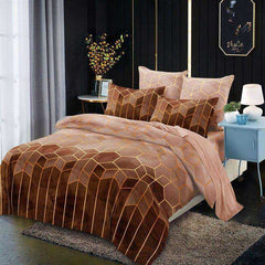 Diamond Lattice Duvet Cover Bedding Set