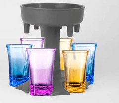 6 Shot Glass And Dispenser