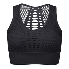 Fitness Shockproof Mesh Sports Bra