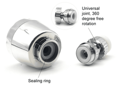 360° Swivel Faucet Tap Aerator Diffuser Nozzle Splash-Proof Filter