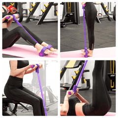 Pedal Ankle Pull Rope Abdominal Exerciser Home Gym Equipment