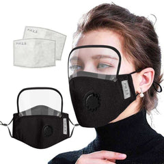 Adults Dustproof Protective Face Mask Eyes Shield With Filters - Awakening Aesthetics