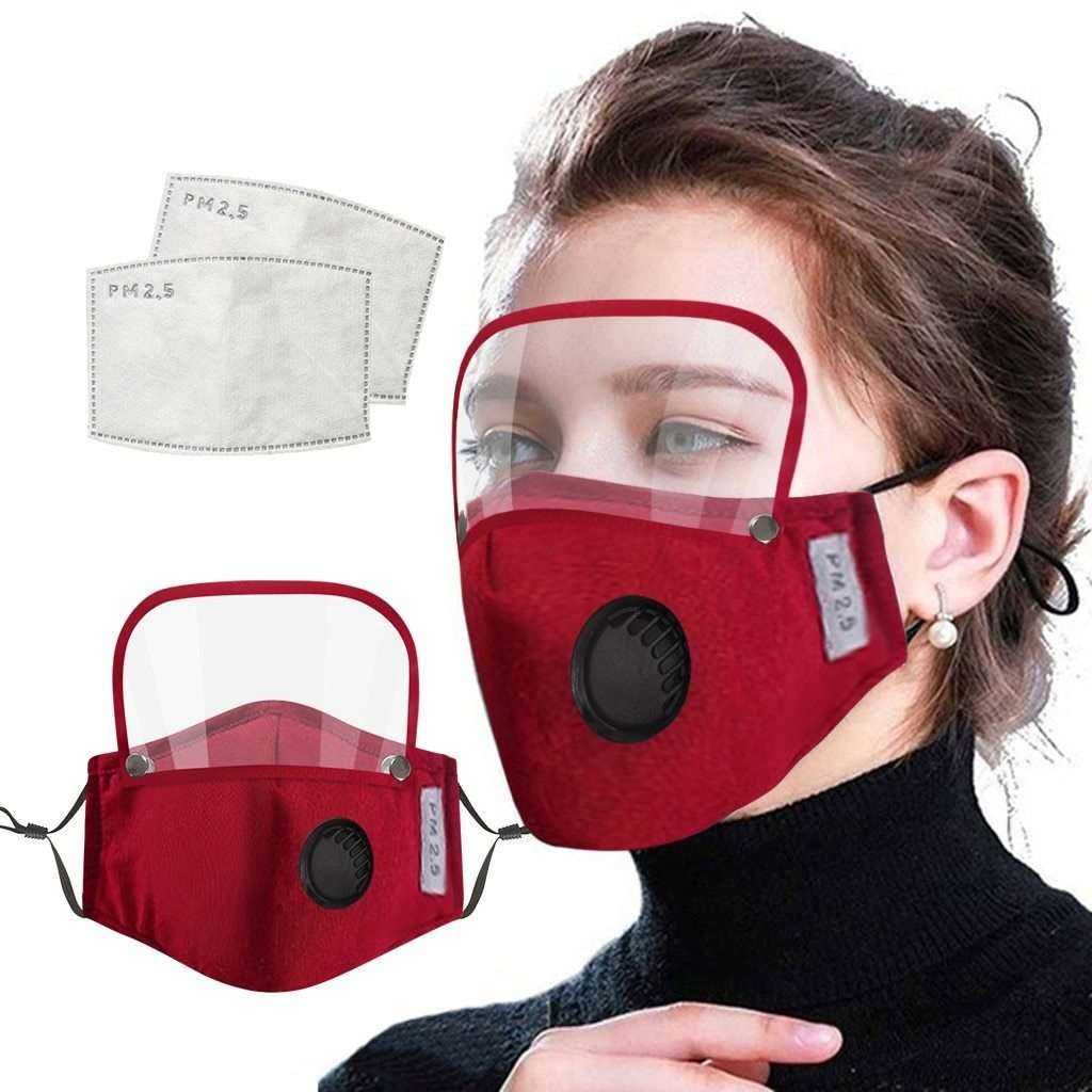 Adults Dustproof Protective Face Mask Eyes Shield With Filters - Awakening Aesthetics
