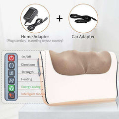 Infrared Cervical Neck Shoulder Back Body Shiatsu Electric Massage Heating Pillow