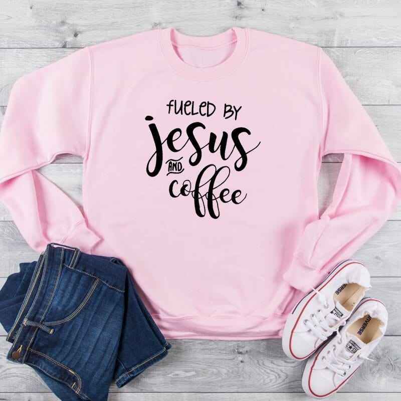 Fueled Jesus and Coffee Sweatshirt
