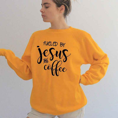 Fueled Jesus and Coffee Sweatshirt