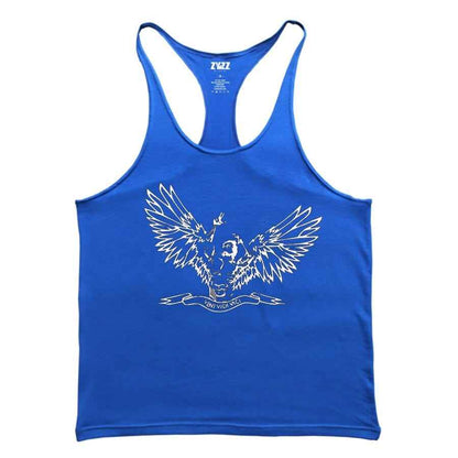 Army Of Holy Angels  Zyzz Muscle Shirt Stringer Tank Top For Men