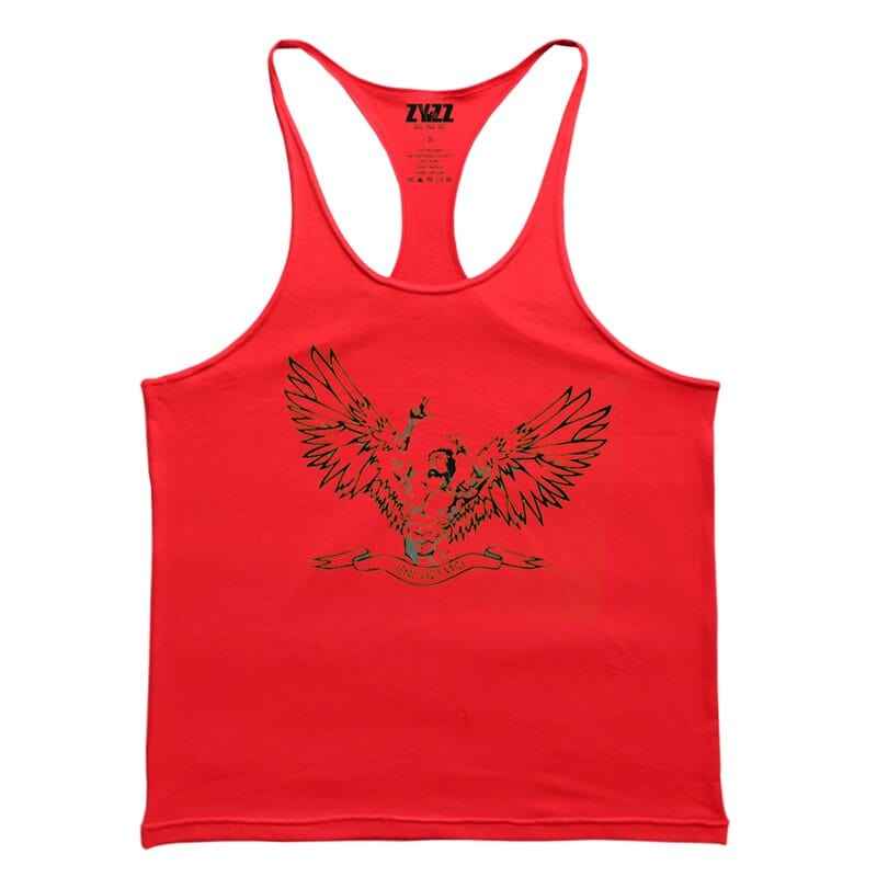 Army Of Holy Angels  Zyzz Muscle Shirt Stringer Tank Top For Men