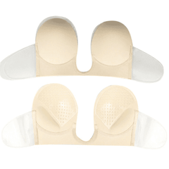 Invisible Backless Strapless Self-adhesive Deep U Push Up Bra