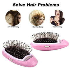 New Women Portable Electric Ionic Hairbrush