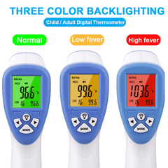 High Quality Blue Infrared No Contact Baby Temperature Electronic Thermometer