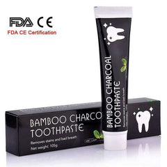 Aesthetic Natural Bamboo Activated Charcoal Whitening Toothpaste