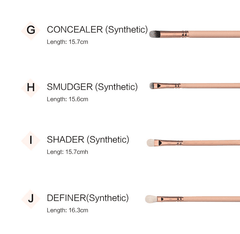 Pink Maquiagem Powder Makeup Brushes Set