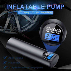 12V 150PSI Rechargeable Air Pump Tire Inflator Cordless Portable Compressor