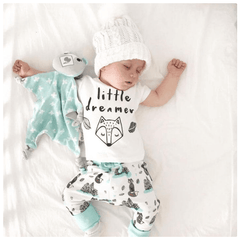 Little Dreamer Baby Boy Summer 2 Pieces Outfit