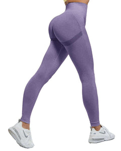 Slim High Waist Bubble Butt Push Up Seamless Fitness Women Leggings