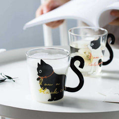 Coffee Milk Tea Water Red Wine Beer Champagne Cartoon Creative Cute Cat Mug - Awakening Aesthetics