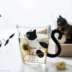 Coffee Milk Tea Water Red Wine Beer Champagne Cartoon Creative Cute Cat Mug - Awakening Aesthetics