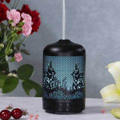 100ml Ultrasonic Air Humidifier Forest Deer 7 Color LED Aroma Diffuser