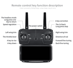 High Quality Foldable Drone Dual 4k & 1080p Hd Camera Quad Copter