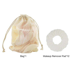 Washable Makeup Cotton Pads Bamboo Fiber Facial Skin Cleanser