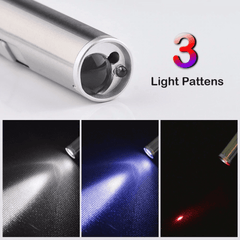3 in1 Red Lazer Pointer USB Rechargeable Flashlight